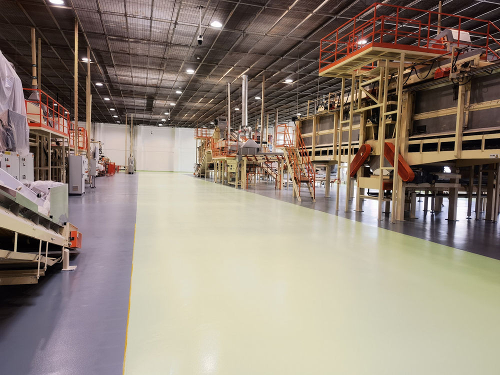 西昌卷烟厂超耐磨地坪防腐工程